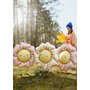 Chodící fóliový balónek “Květina” SVĚTLE RŮŽOVÝ, 80 cm - Obr.2