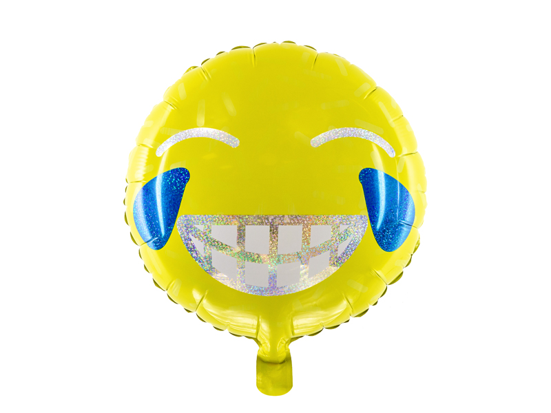 Fóliový balónek "Emoji - Smile" 45 cm