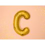 Fóliový balónek písmeno "C" ZLATÝ, 35 cm - Obr. 2