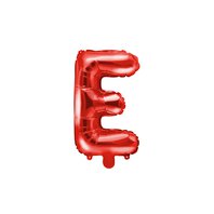 Fóliový balónek písmeno “E" ČERVENÝ, 35 cm