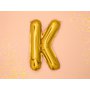 Fóliový balónek písmeno "K" ZLATÝ, 35 cm - Obr. 2