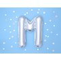 Fóliový balónek písmeno "M" STŘÍBRNÝ, 35 cm - Obr. 3