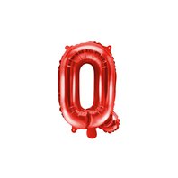 Fóliový balónek písmeno “Q" ČERVENÝ, 35 cm