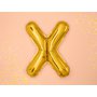 Fóliový balónek písmeno "X" ZLATÝ, 35 cm - Obr. 2