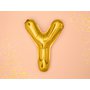 Fóliový balónek písmeno "Y" ZLATÝ, 35 cm - Obr. 2