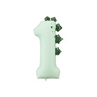 Fóliový balónek číslo “1 - Dinosaurus“, 92 cm - Obr.1