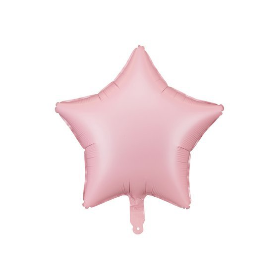 Fóliový balónek “Hvězda”, SVĚTLE RŮŽOVÝ, 48 cm - Obr.1