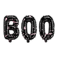 Fóliový balónkový nápis "Boo!", 65 x 35cm