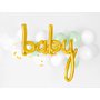 Fóliový balónkový nápis "baby" ZLATÝ, 73x75 cm - Obr. 4