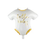 Fóliový balónek “Bodýčko-Hello Baby”, 51x45 cm
