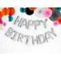 Fóliový balónkový nápis "HAPPY BIRTHDAY" STŘÍBRNÝ, 340x35 cm - Obr.2