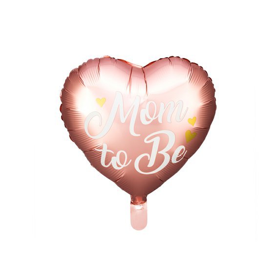 Fóliový balónek “Mom To Be” RŮŽOVÝ, 35 cm - Obr. 1