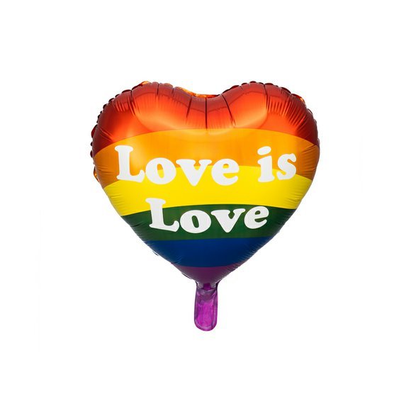 Fóliový balónek “Love is Love”, 35 cm - Obr. 1