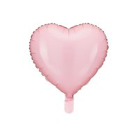 Fóliový balónek “Srdíčko” SVĚTLE RŮŽOVÝ, 45 cm