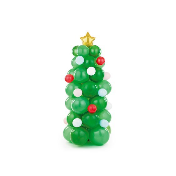 Balónkový set “Vánoční stromeček”, 65x161 cm - Obr.1