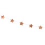 Girlanda z fóliových hvězdiček RŮŽOVO-ZLATÁ, 3,6 m - Obr. 2