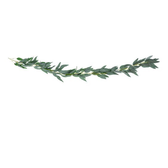 Dekorační girlanda “Vrbové listy”, 2 m - Obr.1