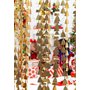 Vánoční závěs "Stromečky" ZLATÝ, 100x245 cm - Obr. 4
