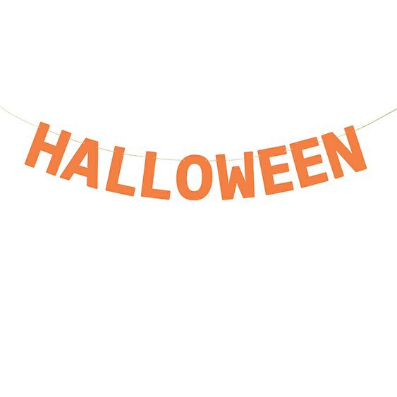 Banner “HALLOWEEN" ORANŽOVÝ, 2,5 m - Obr.1