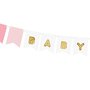 Banner “Baby Girl” RŮŽOVÝ, 15x175 cm - Obr.2