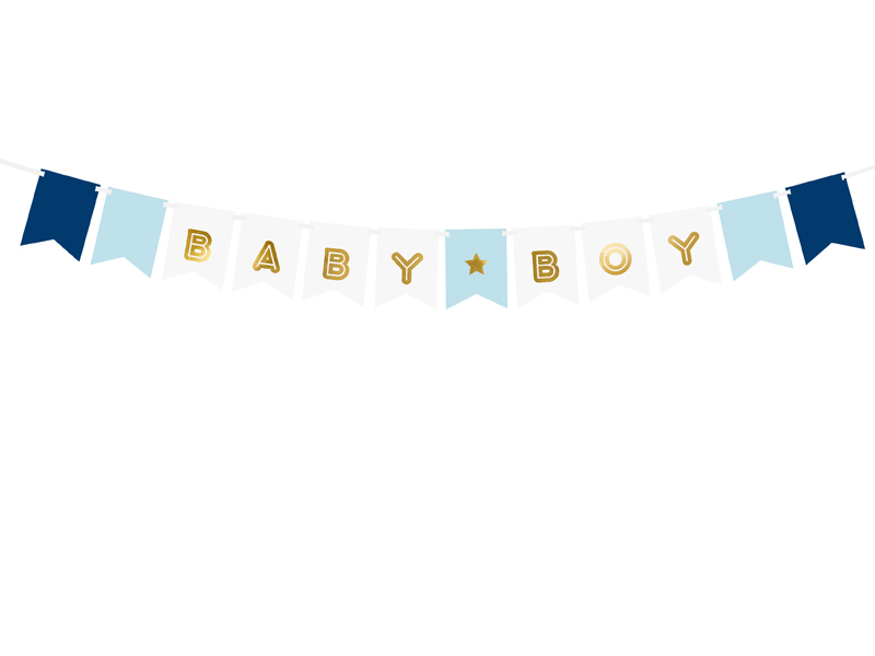 Banner “Baby Boy” MODRÝ, 15x160 cm