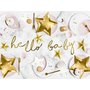 Banner "Little Star - Hello Baby" ZLATÝ, 18x70 cm - Obr. 4