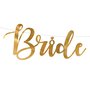 Banner “Bride To Be” ZLATÝ, 80x19 cm - Obr.2