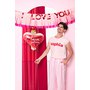 Banner “I Love You”, 30x150 cm - Obr.3