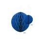Papírová dekorační koule "Honeycomb" MODRÁ, průměr 10 cm - Obr.2