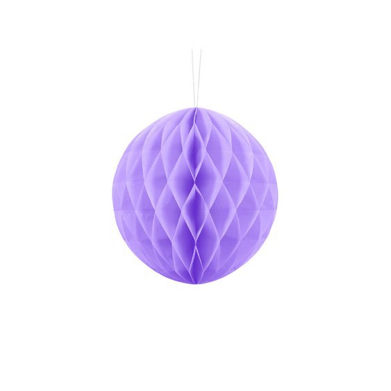 Papírová dekorační koule "Honeycomb" LILA, průměr 20 cm - Obr.1