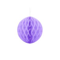 Papírová dekorační koule "Honeycomb" LILA, průměr 20 cm - Obr.1