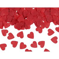 Papírové konfetky “Srdce" ČERVENÉ, 15 g