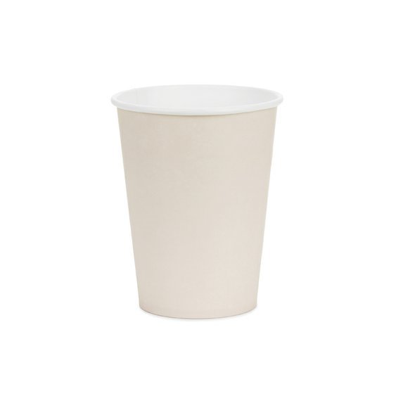 Kelímky papírové BÉŽOVÉ, 250 ml, 6 ks - Obr.1