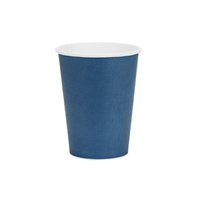 Kelímky papírové TMAVĚ MODRÉ, 250 ml, 6 ks - Obr.1