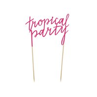 Banner na dort “Tropical Party”, 24 cm