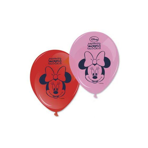 Balónky "Minnie", 28 cm, 8 ks