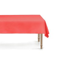 Ubrus plastový ČERVENÝ, 183 x 137 cm - Obr.1