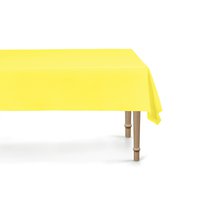 Ubrus plastový SVĚTLE ŽLUTÝ, 183 x 137 cm - Obr.1