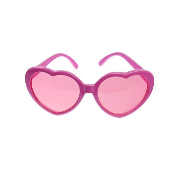 Brýle srdíčkové RŮŽOVÉ - Obr.1