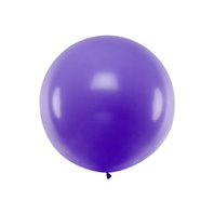 Velký pastelový balónek FIALOVÝ, 1 m