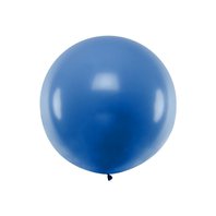Velký pastelový balónek MODRÝ, 1 m