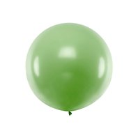 Velký pastelový balónek ZELENÝ, 1 m