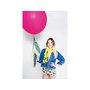 Velký pastelový balónek TMAVĚ RŮŽOVÝ, 1 m - Obr. 4