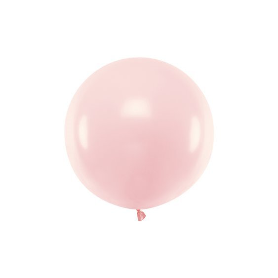 Balónek pastelový PUDROVĚ RŮŽOVÝ, 60 m - Obr. 1