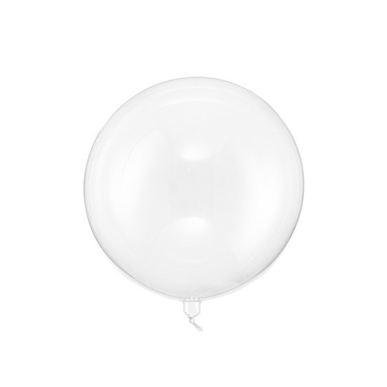 ORBZ kulatý balónek PRŮHLEDNÝ, 40 cm - Obr. 1