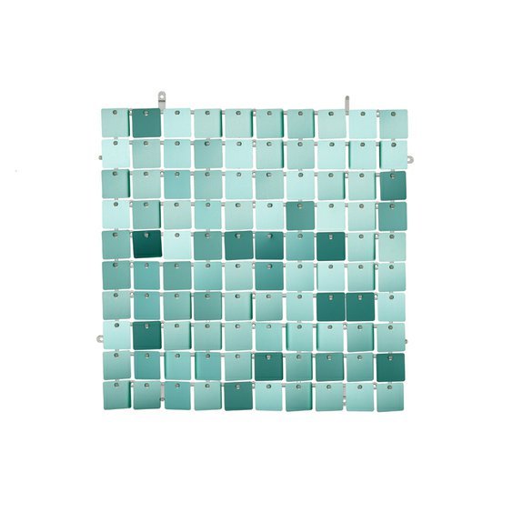 Dekorační čtvercový panel TYRKYSOVÝ, 30x30 cm - Obr.1