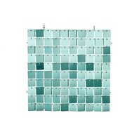 Dekorační čtvercový panel TYRKYSOVÝ, 30x30 cm - Obr.1
