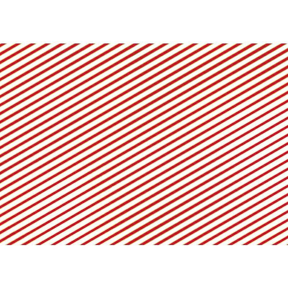 Balící papír “Úzké pruhy" ČERVENO-ZLATÝ, 70x200 cm - Obr.1