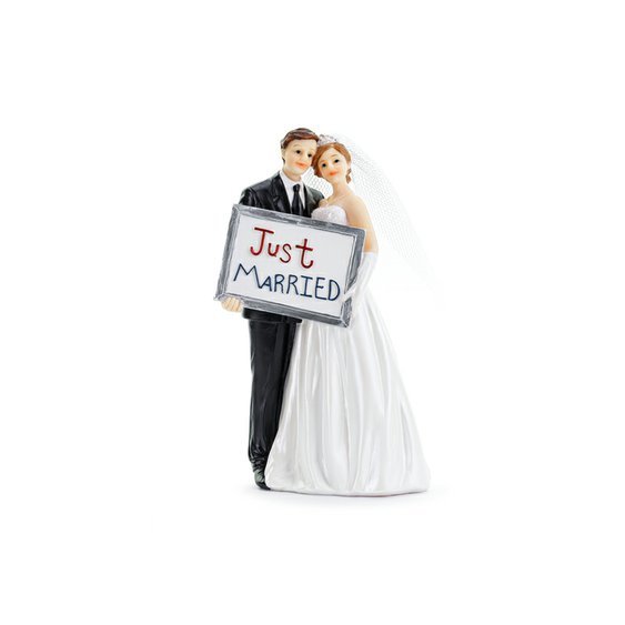 Figurka na dort “Just Married”, 14,5 cm - Obr.1