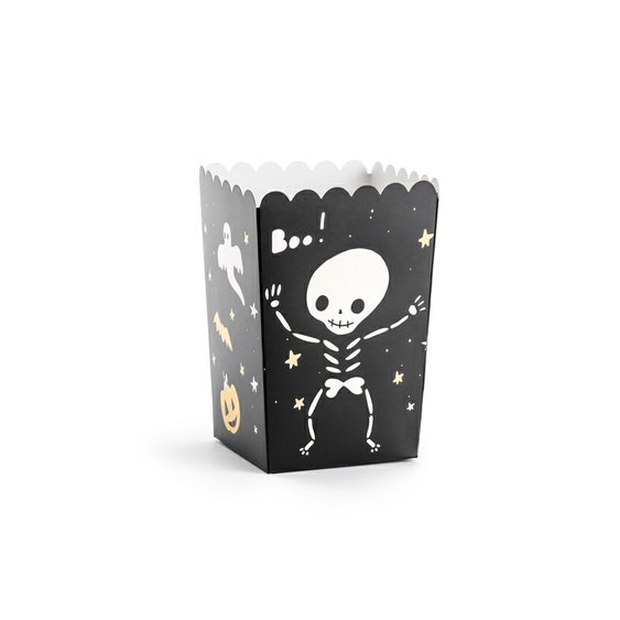 Krabičky na popcorn "Boo!", 6 ks - Obr. 1